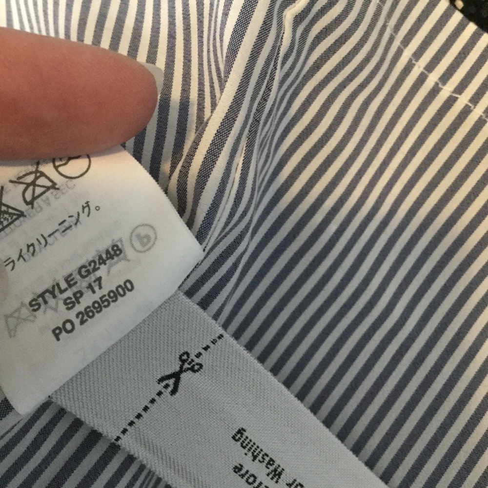 J. Crew Striped Sheath Dress - Navy & White - Picture 8 of 8